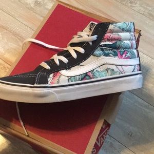 Tropical high top vans
